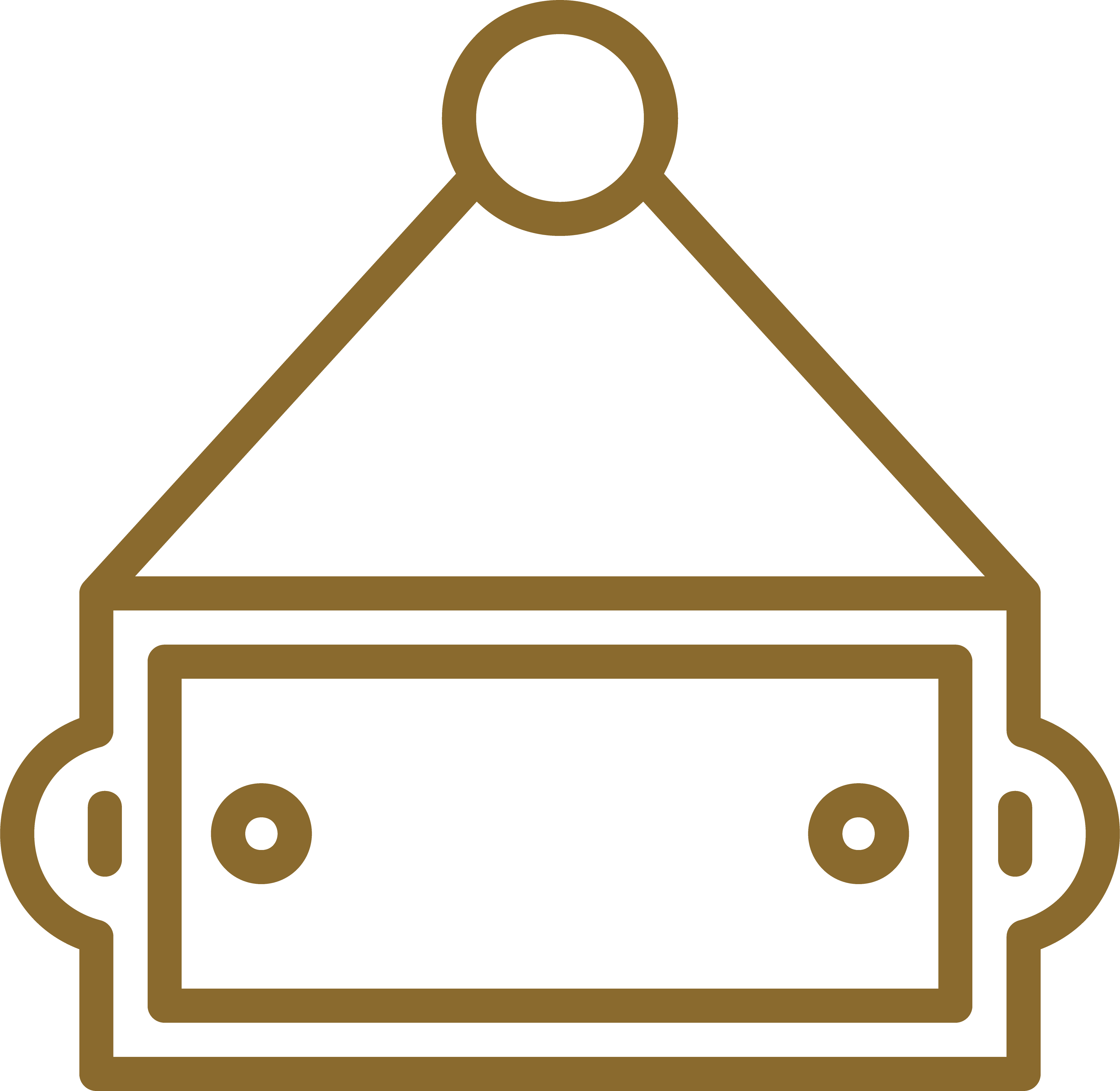 Nameplate & Letterbox for Each Flat