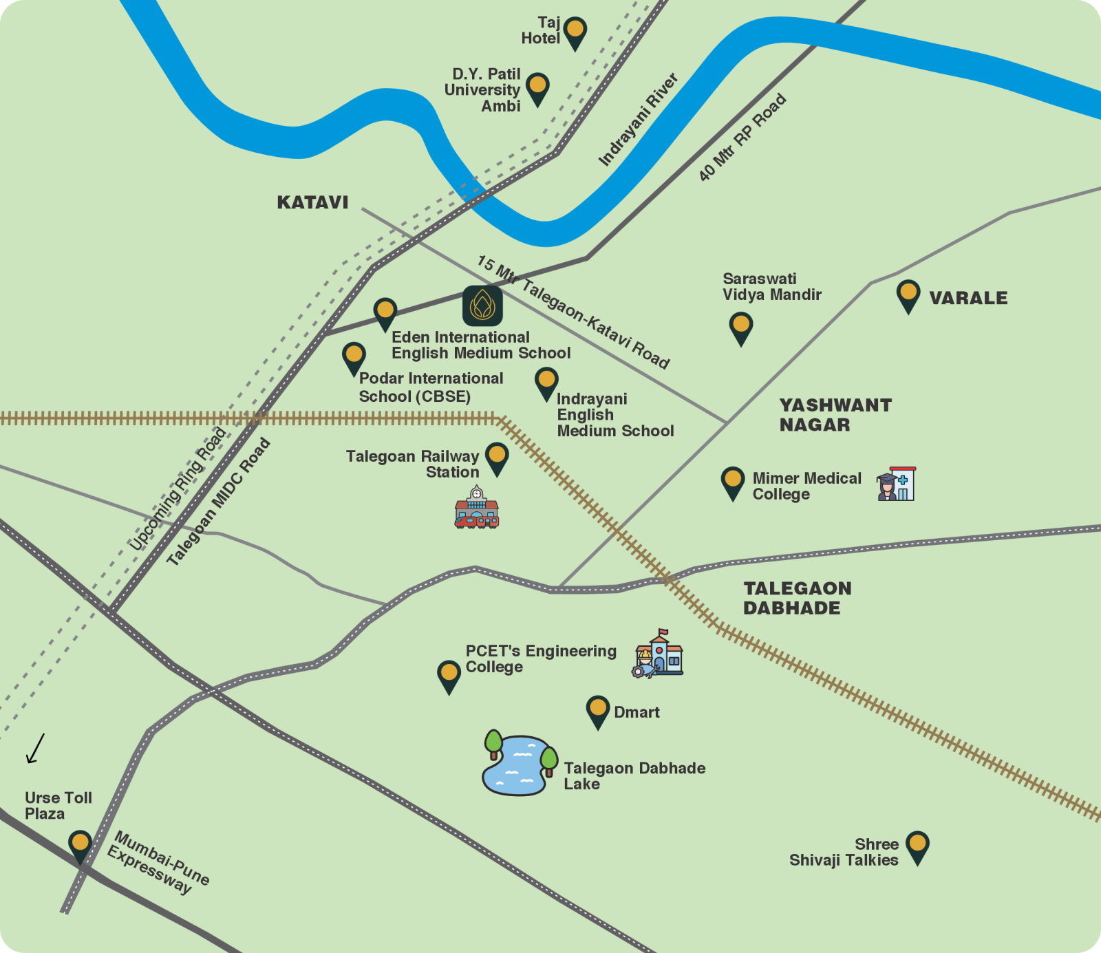 Urban Nest location map